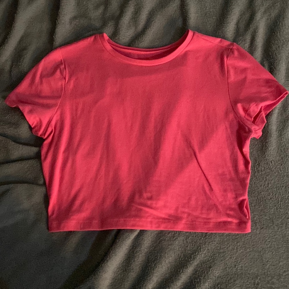 Hot Pink Crop Top Size XL